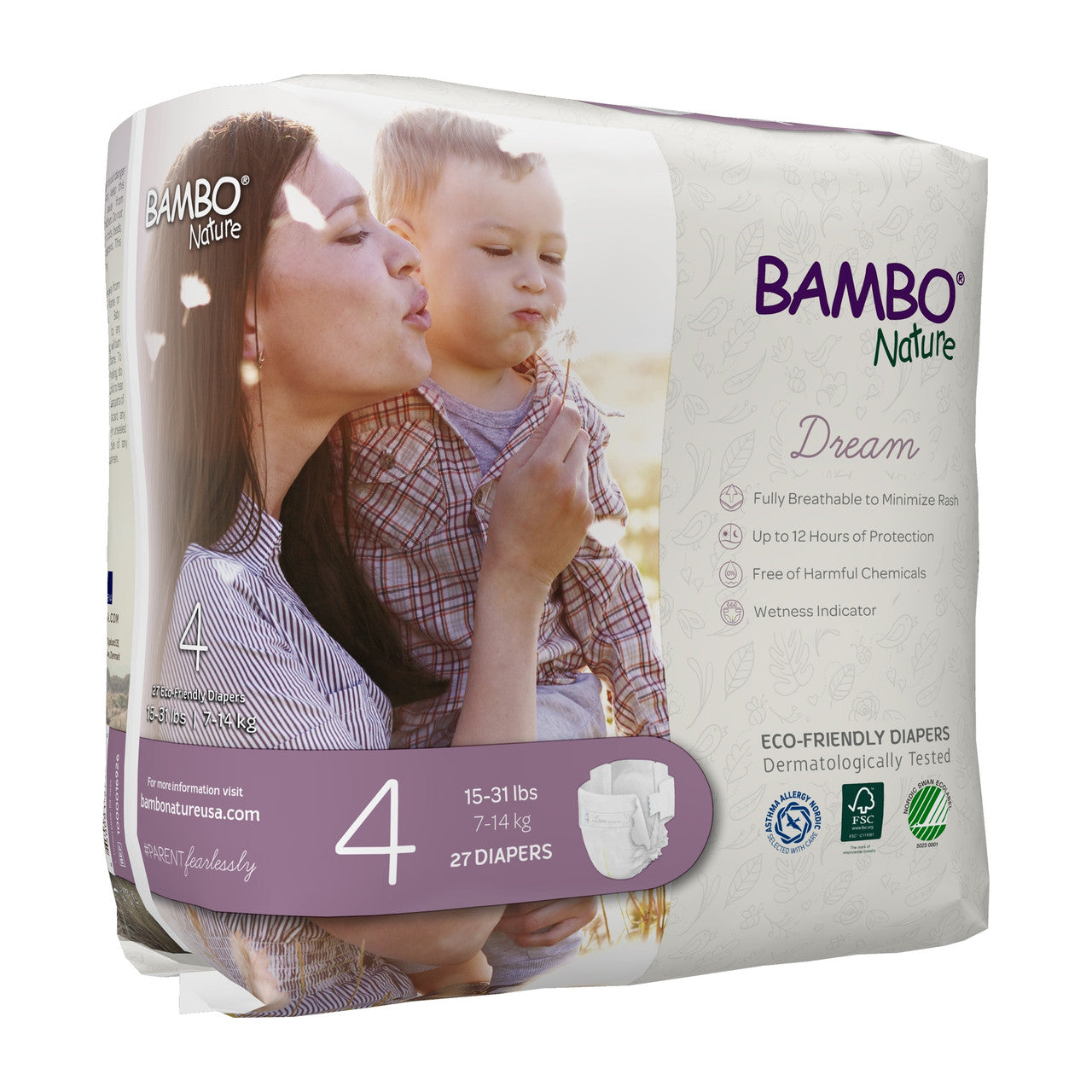 BMBNAT DIAPERS SIZE 4 ( 6 X 27 OZ )-2