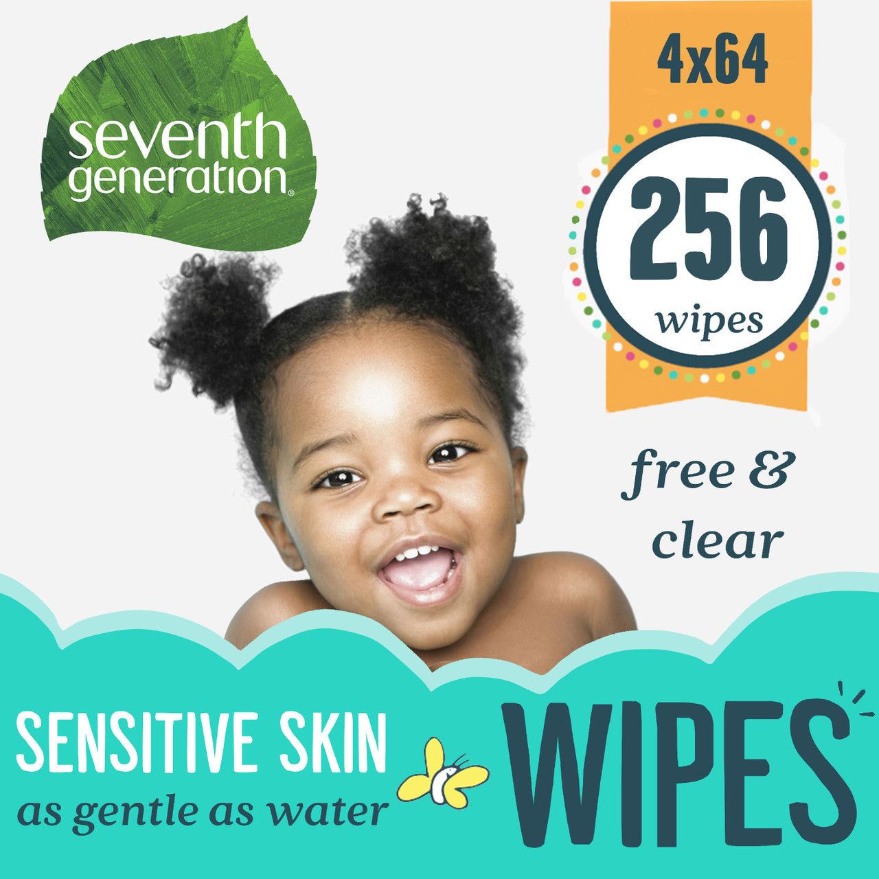Seventh Generation F&C Baby Wipe Refil (3x256 CT)-0