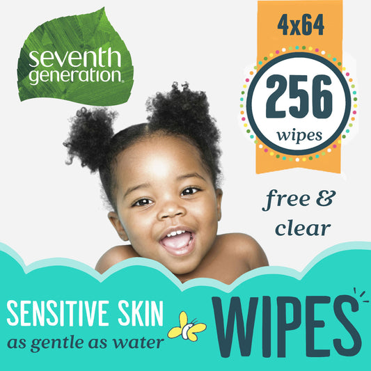 Seventh Generation F&C Baby Wipe Refil (3x256 CT)-0